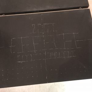 チョークアート下書き