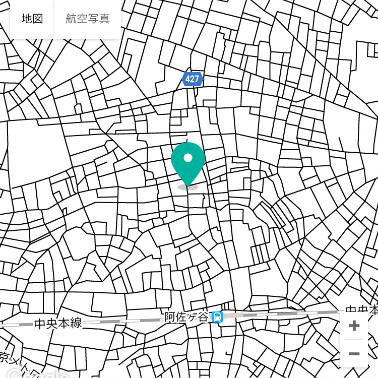 阿佐ヶ谷カフェ「ザグリ」のGooglemap