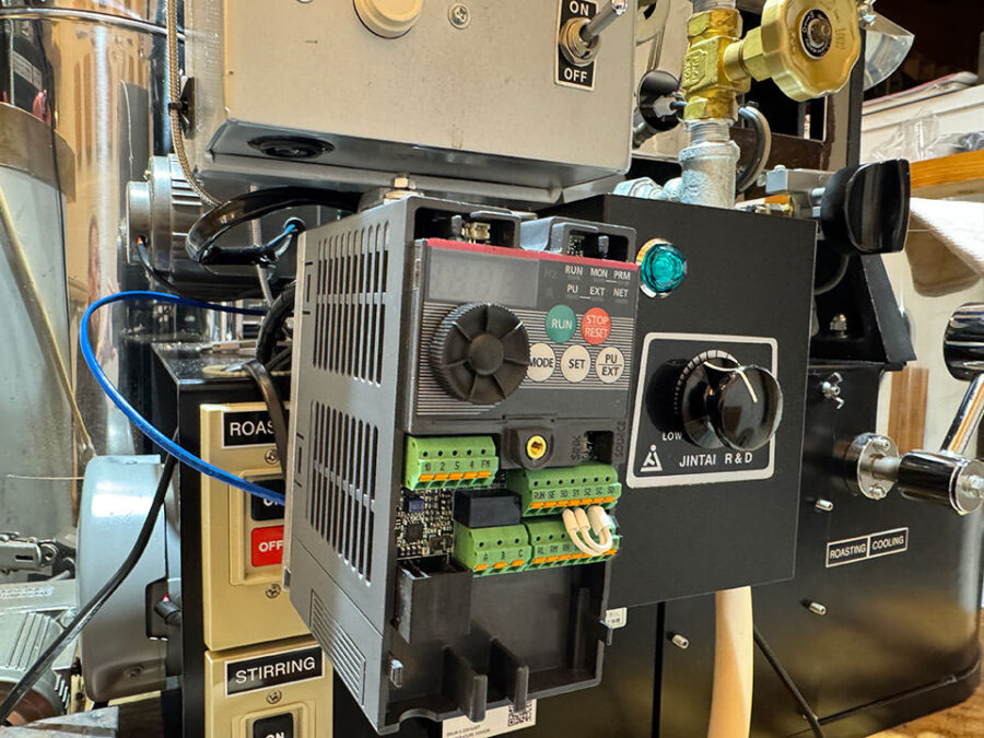 フジローヤル焙煎機インバータ化その1