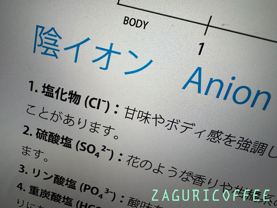 陰イオン