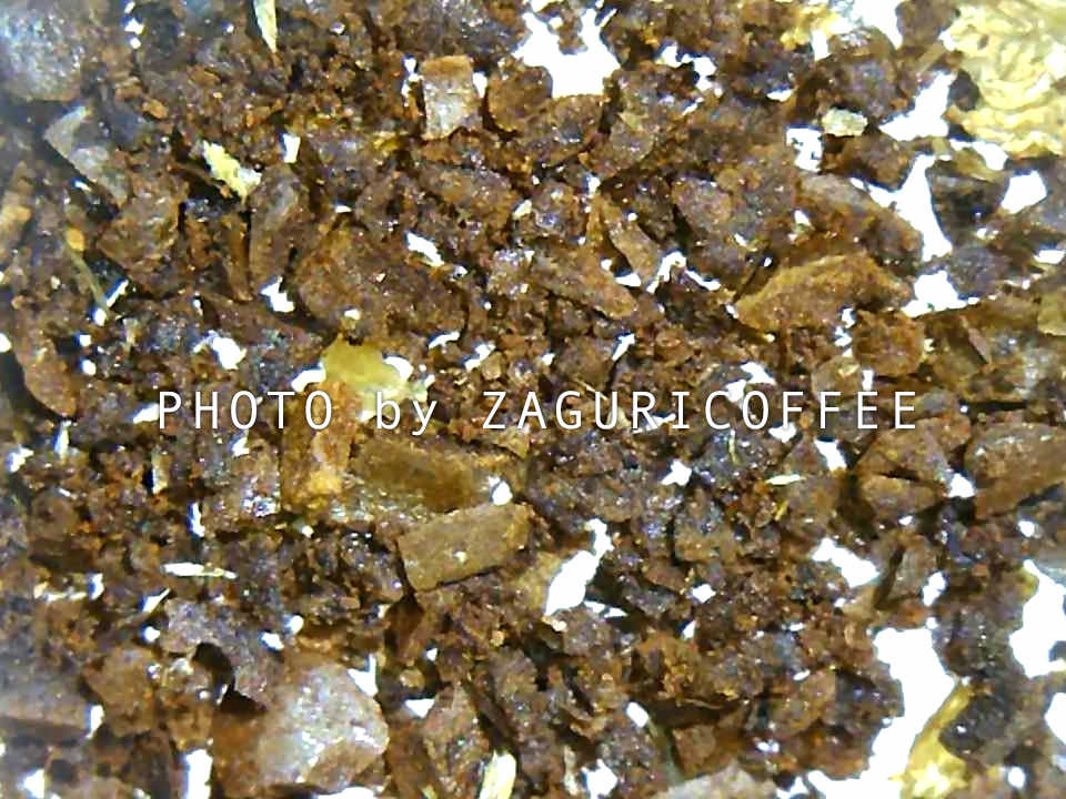 EK43Sで挽いた珈琲豆顕微鏡写真