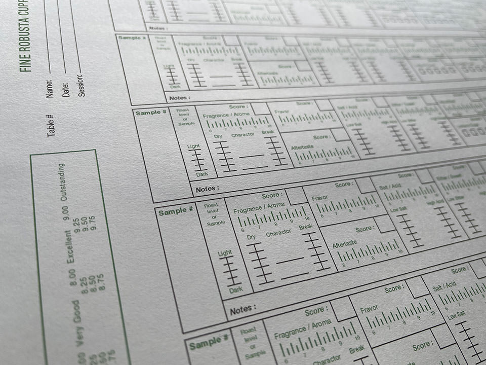 ロブスタカッピングフォーム