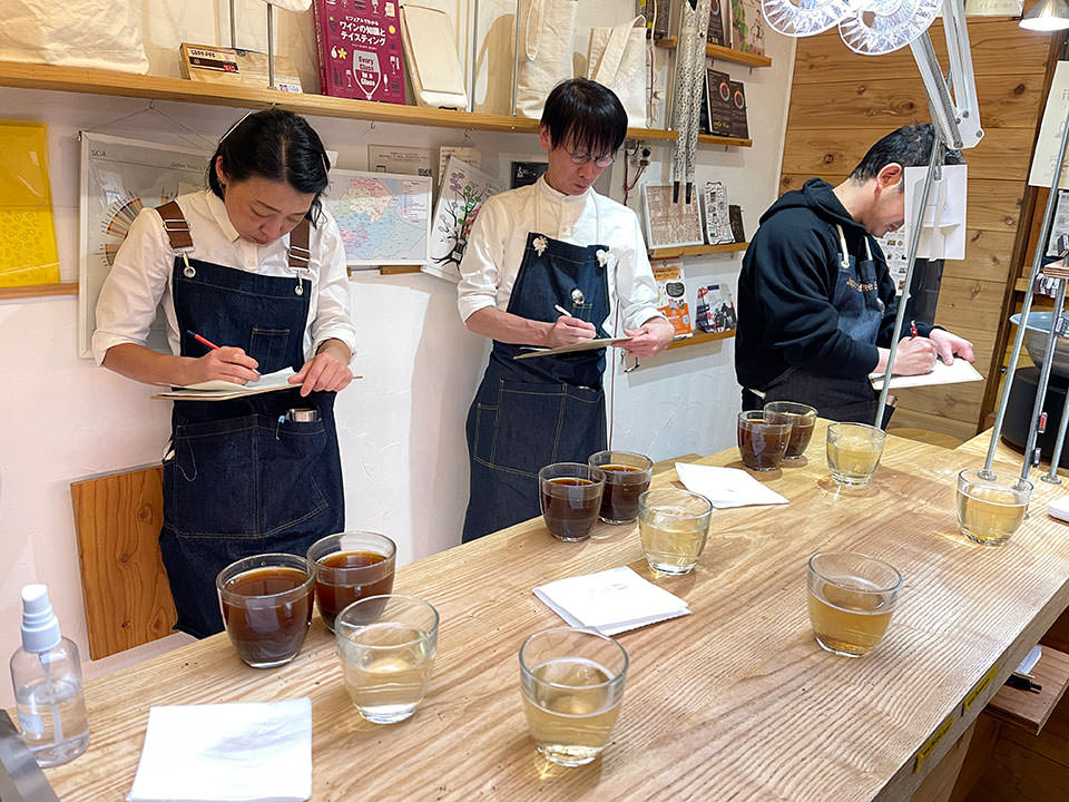 カッピングフォーム記入