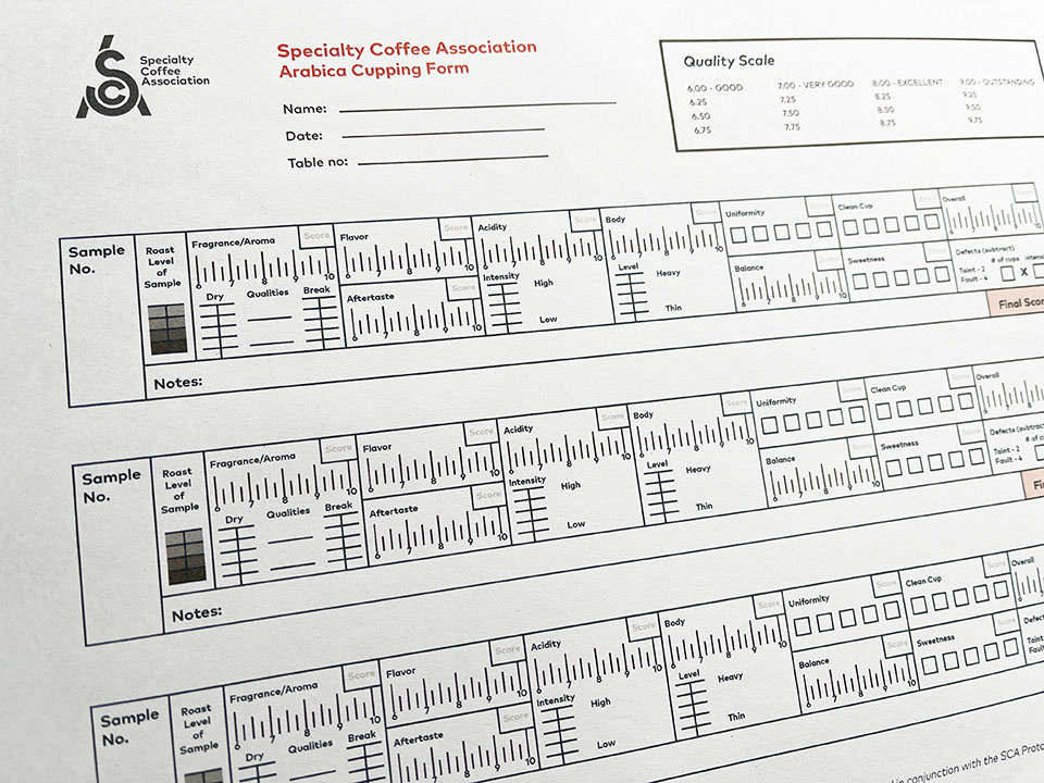 SCAカッピングフォーム