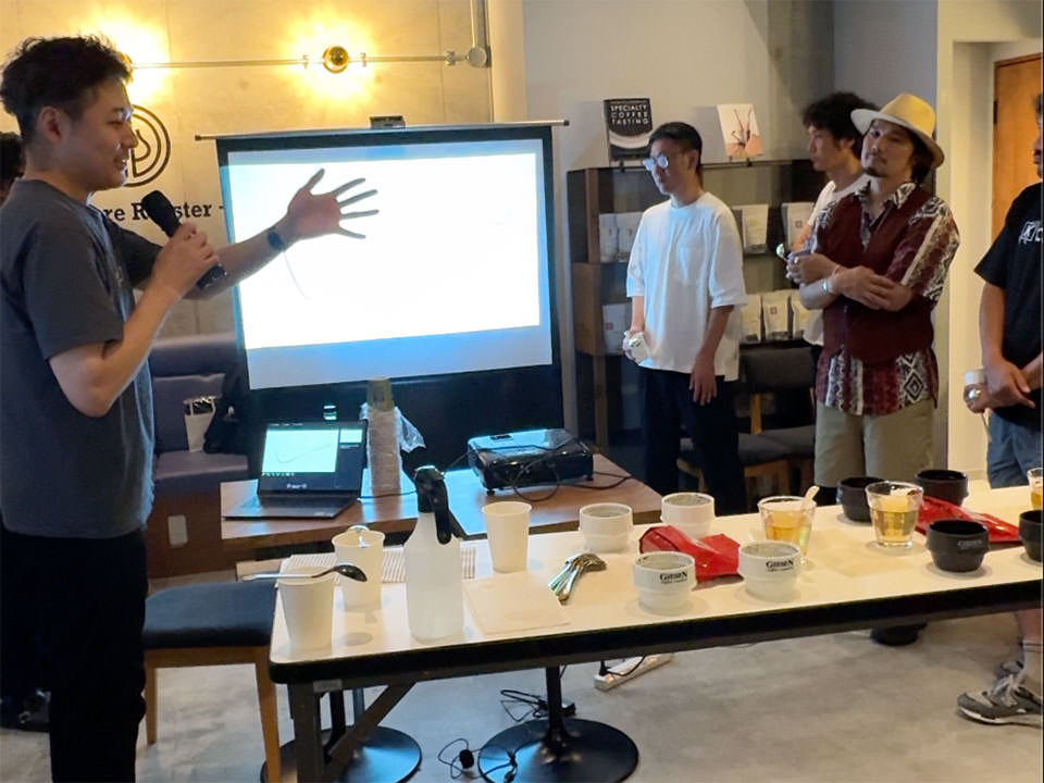 豆香洞さんドラム回転セミナー